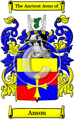 Anson Family Crest Download (JPG) Heritage Series - 600 DPI