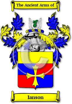 Ianson Family Crest Download (jpg) Legacy Series - 150 DPI