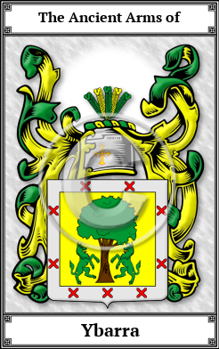 Ybarra Family Crest Download (JPG)  Book Plated - 150 DPI