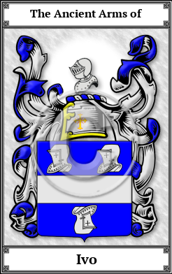 Ivo Family Crest Download (JPG)  Book Plated - 150 DPI