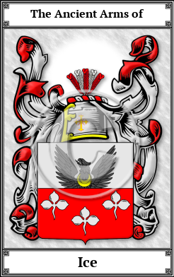 Ice Family Crest Download (JPG)  Book Plated - 150 DPI