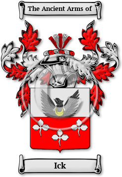 Ick Family Crest Download (jpg) Legacy Series - 150 DPI