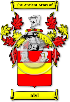 Idyl Family Crest Download (jpg) Legacy Series - 150 DPI