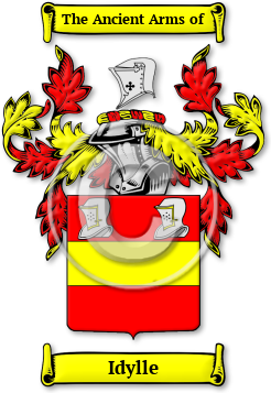 Idylle Family Crest Download (jpg) Legacy Series - 150 DPI