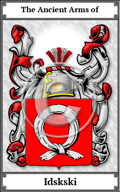 Idskski Family Crest Download (JPG) Book Plated - 600 DPI