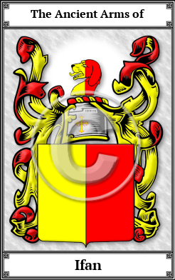 Ifan Family Crest Download (JPG)  Book Plated - 150 DPI