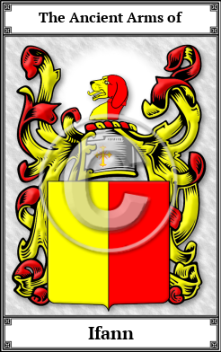 Ifann Family Crest Download (JPG)  Book Plated - 150 DPI