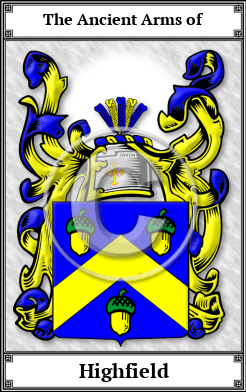 Highfield Family Crest Download (JPG)  Book Plated - 150 DPI
