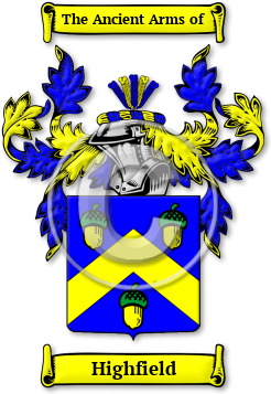 Highfield Family Crest Download (jpg) Legacy Series - 150 DPI