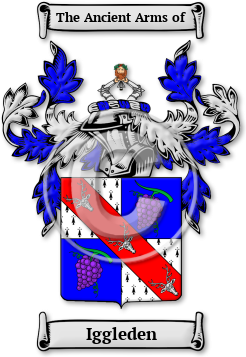 Iggleden Family Crest Download (jpg) Legacy Series - 150 DPI