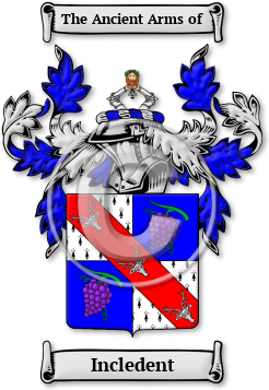 Incledent Family Crest Download (JPG) Legacy Series - 600 DPI