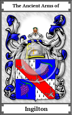 Ingilton Family Crest Download (JPG)  Book Plated - 150 DPI