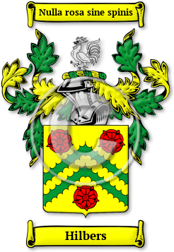 Hilbers Family Crest Download (jpg) Legacy Series - 150 DPI