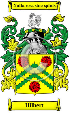 Hilbert Family Crest Download (jpg) Heritage Series - 150 DPI