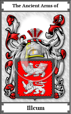 Illcum Family Crest Download (JPG)  Book Plated - 150 DPI