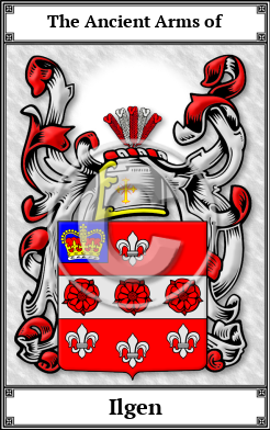 Ilgen Family Crest Download (JPG)  Book Plated - 150 DPI