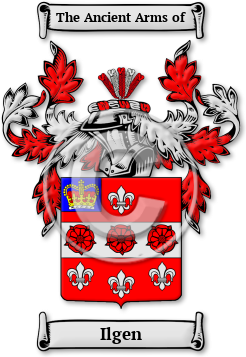 Ilgen Family Crest Download (jpg) Legacy Series - 150 DPI