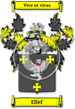 Ellef Family Crest Download (JPG) Legacy Series - 600 DPI