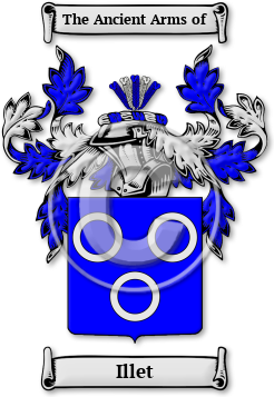 Illet Family Crest Download (JPG) Legacy Series - 600 DPI
