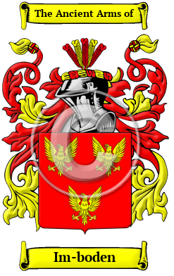 Im-boden Family Crest Download (JPG) Heritage Series - 300 DPI