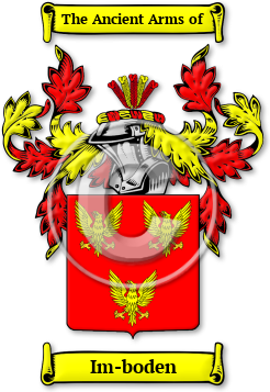 Im-boden Family Crest Download (JPG) Legacy Series - 600 DPI