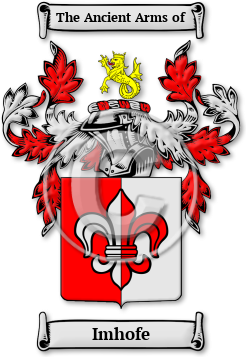 Imhofe Family Crest Download (jpg) Legacy Series - 150 DPI