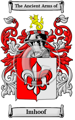 Imhoof Family Crest Download (JPG) Heritage Series - 600 DPI