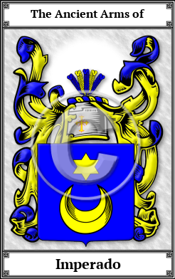Imperado Family Crest Download (JPG)  Book Plated - 150 DPI