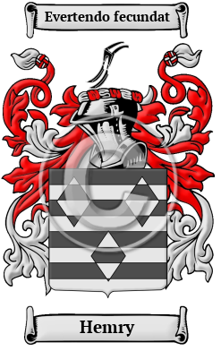 Hemry Family Crest/Coat of Arms