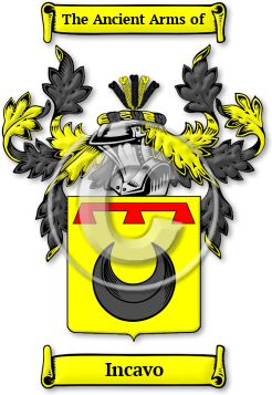 Incavo Family Crest Download (jpg) Legacy Series - 150 DPI