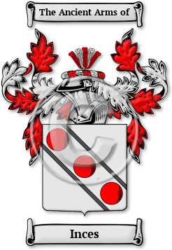 Inces Family Crest Download (JPG) Legacy Series - 600 DPI