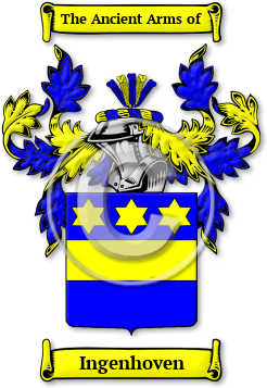 Ingenhoven Family Crest Download (jpg) Legacy Series - 150 DPI