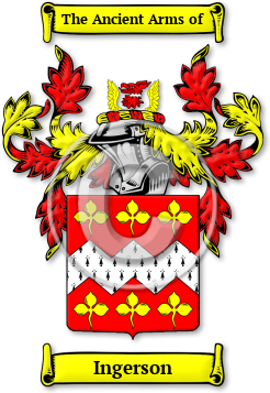 Ingerson Family Crest Download (jpg) Legacy Series - 150 DPI