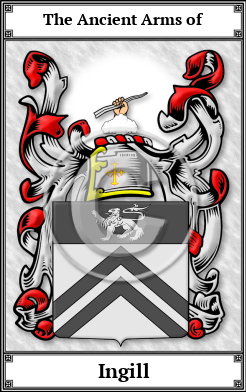 Ingill Family Crest Download (JPG) Book Plated - 600 DPI