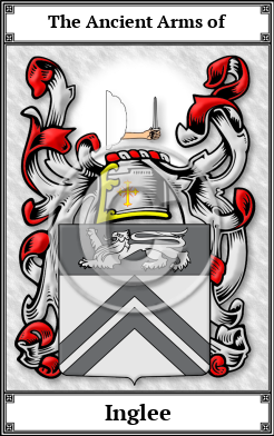 Inglee Family Crest Download (JPG)  Book Plated - 150 DPI