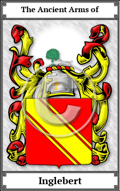 Inglebert Family Crest Download (JPG)  Book Plated - 150 DPI