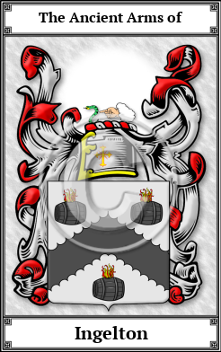 Ingelton Family Crest Download (JPG)  Book Plated - 150 DPI