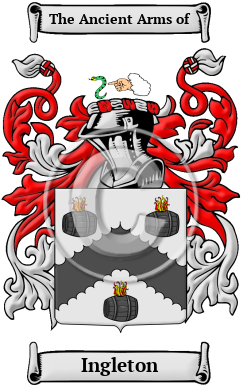 Ingleton Family Crest Download (JPG) Heritage Series - 600 DPI