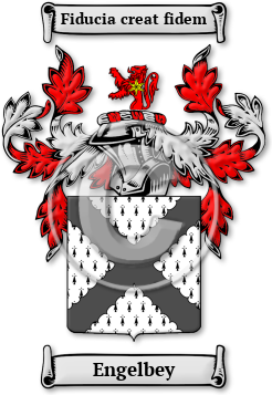 Engelbey Family Crest Download (jpg) Legacy Series - 150 DPI