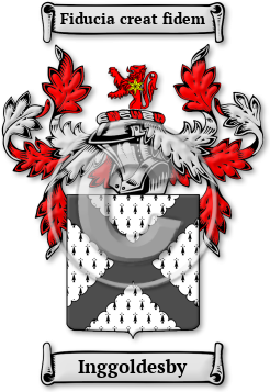 Inggoldesby Family Crest Download (jpg) Legacy Series - 150 DPI