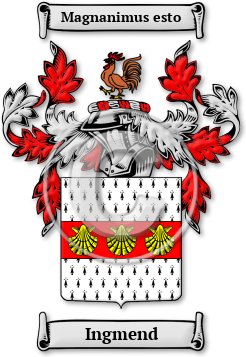 Ingmend Family Crest Download (jpg) Legacy Series - 150 DPI