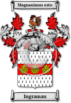 Ingraman Family Crest Download (jpg) Legacy Series - 150 DPI