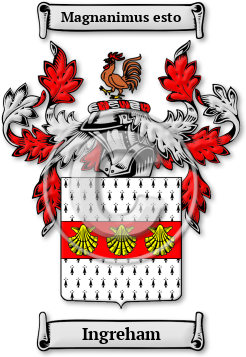 Ingreham Family Crest Download (jpg) Legacy Series - 150 DPI