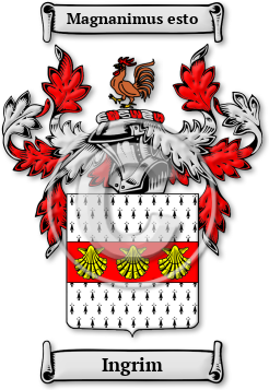 Ingrim Family Crest Download (JPG) Legacy Series - 600 DPI