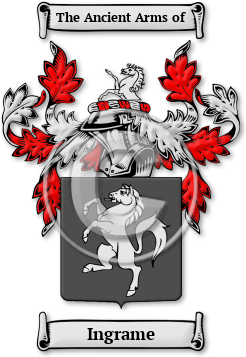 Ingrame Family Crest Download (jpg) Legacy Series - 150 DPI