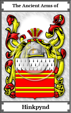 Hinkpynd Family Crest Download (JPG)  Book Plated - 150 DPI