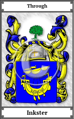 Inkster Family Crest Download (JPG) Book Plated - 600 DPI