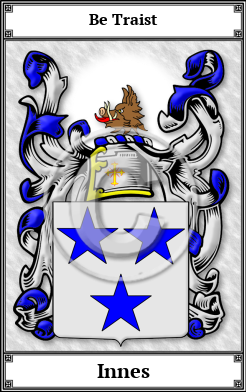 Innes Family Crest Download (JPG)  Book Plated - 150 DPI