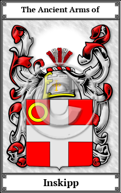 Inskipp Family Crest Download (JPG)  Book Plated - 150 DPI