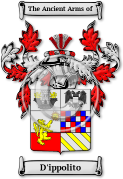 D'ippolito Family Crest Download (JPG) Legacy Series - 600 DPI